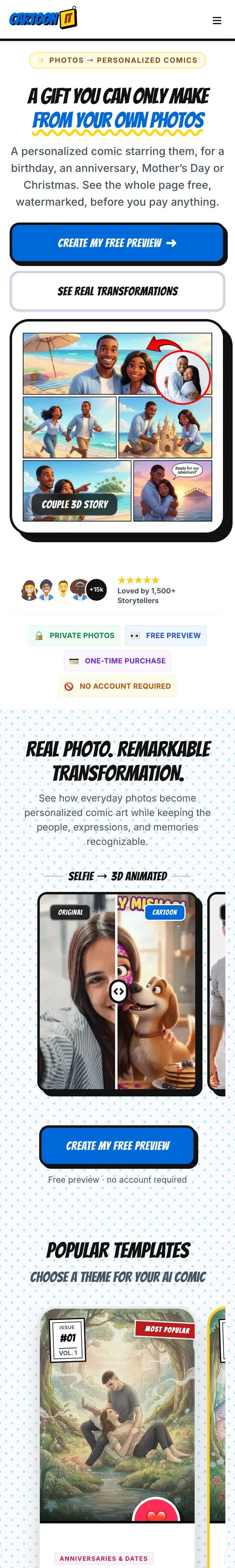 Cartoon It on mobile